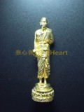自身佛像 – 三吋高龍婆冠供奉型佛像 Luang Pho Kun 龍婆冠 Wat Ban Rai 銅 保平安、避險、健康、人緣、財運